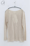 SWAYING 24 Autumn and Winter Wool Blended One-shoulder Lamb Leg Sleeve Top SW-SW24AW1T14-MX SW-SW24AW1T13 Beixing